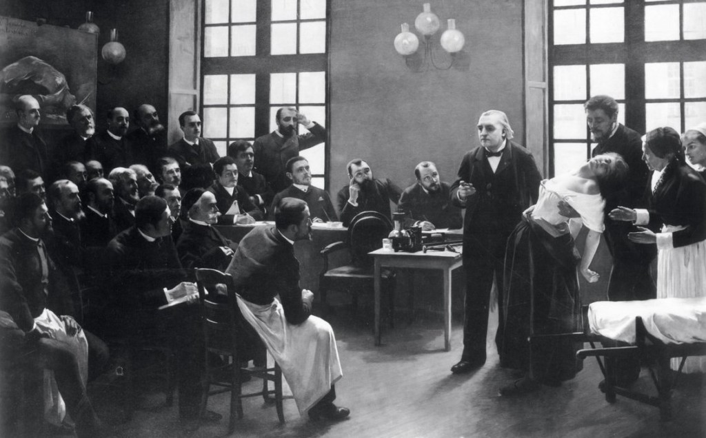 Pierre Andre Brouillet, Une leçon clinique avec le docteur Charcot à la Salpêtrière, 1887.
Arche, Gildas Milin / ENSAD - SpinticA, Marie Reverdy